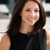 Dr. Amanda Licastro in a black dress standing outdoors
