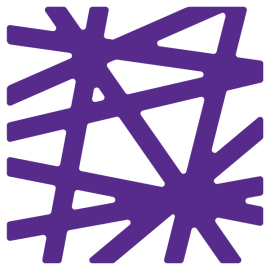 Price Lab logo in a vibrant purple. Logo is a square made up of intersecting lines