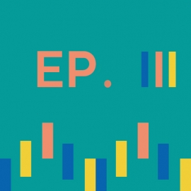 Episode 3 icon with sound wave illustration