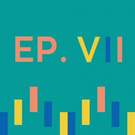 Episode 7 icon with sound wave illustration and Roman numeral 7